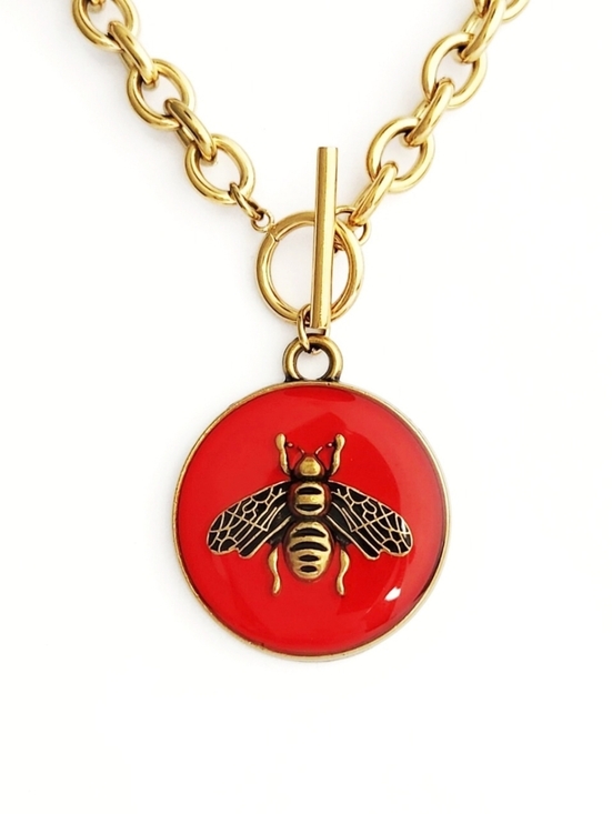 Gucci Jewelry - Gucci - Repurposed Bee Charm Necklace